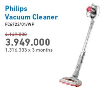 Promo Harga PHILIPS FC6723/01/WP | Vacuum Cleaner 18 V  - Electronic City
