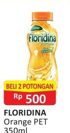 Promo Harga FLORIDINA Juice Pulp Orange per 2 botol 350 ml - Alfamart