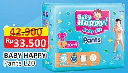 Promo Harga Baby Happy Body Fit Pants L20  - Alfamart