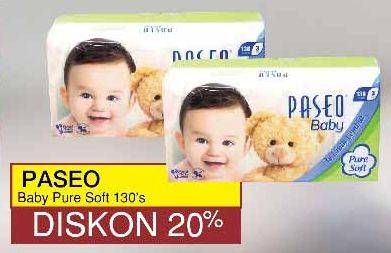 Promo Harga PASEO Baby Pure Soft 130 pcs - Yogya