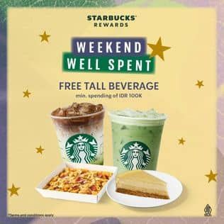 Promo Harga Weekend Well Spent  - Starbucks