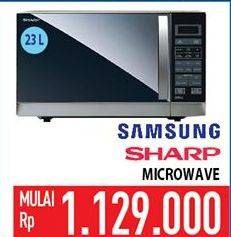 Promo Harga SAMSUNG/SHARP Microwave  - Hypermart