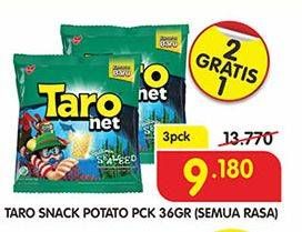 Promo Harga TARO Potato Stick All Variants per 3 bungkus 35 gr - Superindo
