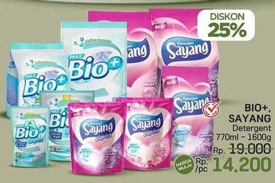 Promo Harga Sayang/Bio+ Detergent  - LotteMart