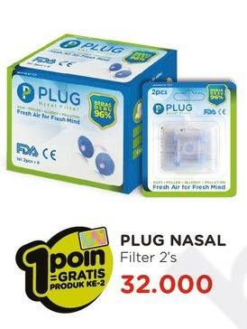 Promo Harga PLUG Nasal Filter per 2 pcs - Watsons