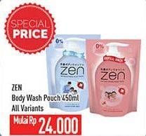 Promo Harga ZEN Anti Bacterial Body Wash All Variants 450 ml - Hypermart
