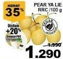 Promo Harga Pear Ya Lie per 100 gr - Giant