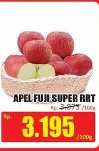 Promo Harga Apel Fuji Super RRT per 100 gr - Hari Hari