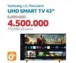 Promo Harga Samsung/LG/Panasonic UHD Smart TV 43 Inci  - Electronic City