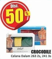 Promo Harga Crocodile Underwear Reguler 263, 241 2 pcs - Hari Hari
