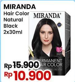 Promo Harga Miranda Hair Color MC1 Natural Black 60 ml - Indomaret