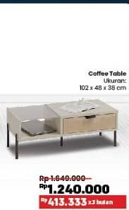 Promo Harga Courts Albatros Coffee Table  - COURTS