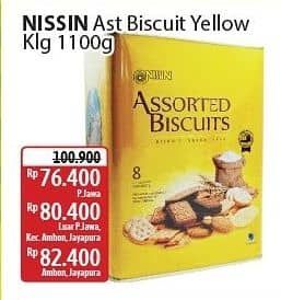 Promo Harga Nissin Assorted Biscuits 1100 gr - Alfamidi