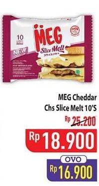 Promo Harga MEG Cheddar Slice Melt 160 gr - Hypermart