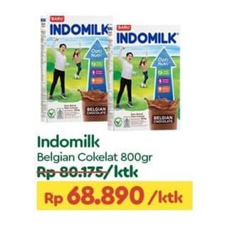 Promo Harga Indomilk Susu Bubuk Cokelat 800 gr - TIP TOP