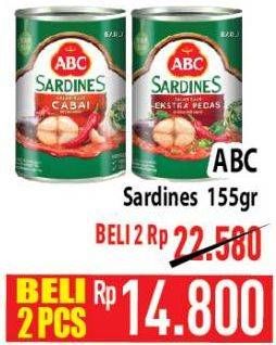 Promo Harga ABC Sardines 155 gr - Hypermart