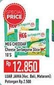 Promo Harga MEG Keju Serbaguna Slice 150 gr - Hypermart