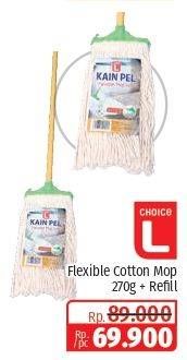 Promo Harga CHOICE L Flexible Cotton Mop 270 gr - Lotte Grosir