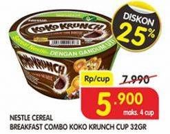 Promo Harga NESTLE KOKO KRUNCH Cereal Breakfast Combo Pack 32 gr - Superindo