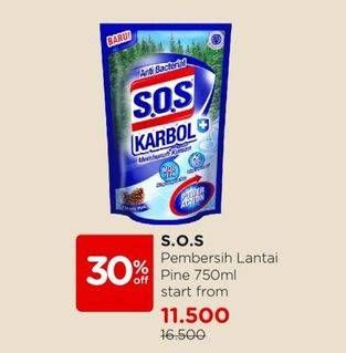 Promo Harga SOS Pembersih Lantai 750 ml - Watsons