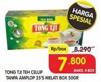 Promo Harga Tong Tji Teh Celup Melati 25 pcs - Superindo