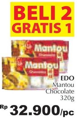 Promo Harga EDO Mantou Cokelat 320 gr - Giant