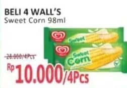 Promo Harga Walls Ice Cream Sweet Corn 98 ml - Alfamidi