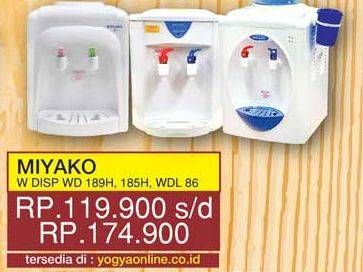 Promo Harga MIYAKO Dispenser WD 189H, 185H, WDL 86  - Yogya