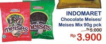 Promo Harga INDOMARET Meises Mix, Chocolate 90 gr - Indomaret