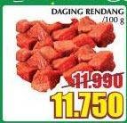 Promo Harga Daging Rendang Sapi per 100 gr - Giant