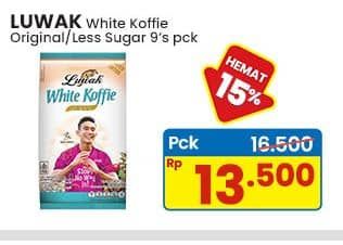 Promo Harga Luwak White Koffie  - Indomaret