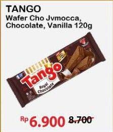 Promo Harga Tango Wafer Javamocca, Chocolate, Vanilla Milk 115 gr - Alfamart