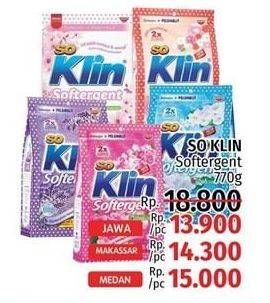 Promo Harga SO KLIN Softergent  - LotteMart