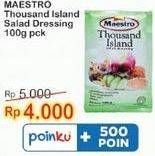 Promo Harga MAESTRO Salad Dressing Thousand Island 100 gr - Indomaret