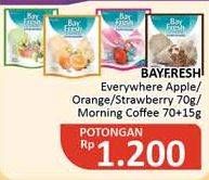 Promo Harga BAYFRESH Everywhere Apple Splash, Orange Pulpy, Strawberry Cream, Morning Coffee 80 gr - Alfamidi
