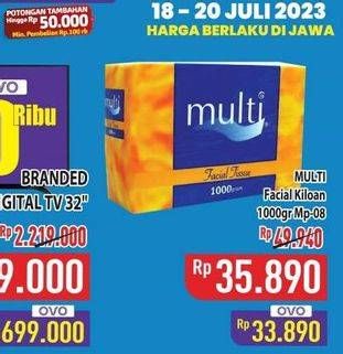 Promo Harga Multi Facial Tissue 1000 gr - Hypermart