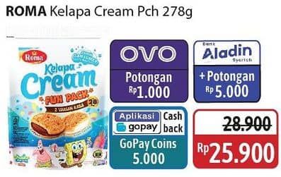 Promo Harga Roma Kelapa Cream 297 gr - Alfamidi