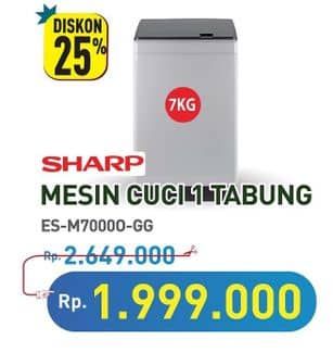 Promo Harga Sharp ES-M7000O-GG  - Hypermart