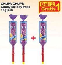 Promo Harga CHUPA CHUPS Lollipop Candy Candy Melody Pops 15 gr - Indomaret