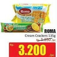 Promo Harga ROMA Malkist Cream Crackers 135 gr - Hari Hari