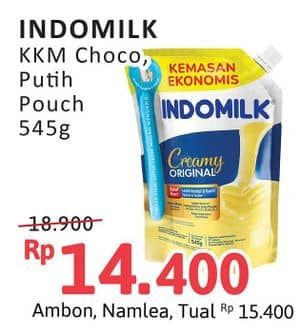 Promo Harga Indomilk Susu Kental Manis Plain, Cokelat 545 gr - Alfamidi