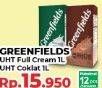 Promo Harga GREENFIELDS UHT Choco Malt, Full Cream 1000 ml - Yogya