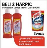 Promo Harga HARPIC Pembersih Kamar Mandi Lime per 2 botol 500 ml - Alfamidi