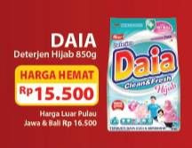 Promo Harga DAIA Deterjen Bubuk Clean Fresh Hijab 850 gr - Alfamart