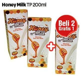 Promo Harga MADU NUSANTARA Honey Milk per 2 box 200 ml - Carrefour