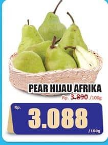 Promo Harga Pear Hijau Afrika per 100 gr - Hari Hari