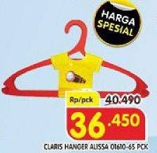 Promo Harga CLARIS Hanger Alissa 0160 6 pcs - Superindo