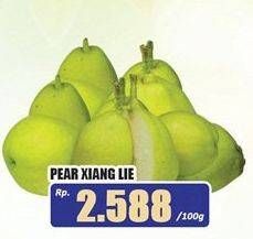 Promo Harga Pear Xiang Lie per 100 gr - Hari Hari