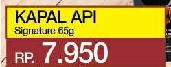 Promo Harga KAPAL API Signature 2 In 1 Kopi + Gula 65 gr - Yogya