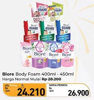 Promo Harga Biore Body Foam  - Carrefour